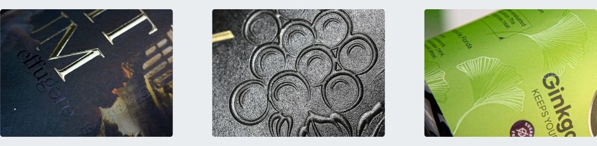 Etichette-con-finiture-goffratura-rilievo-varniciatura-spot-digitale
