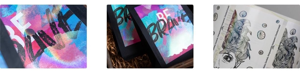 Etiketten-hologramfolie