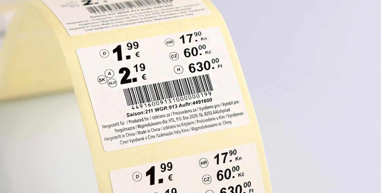 Genummerde-etiketten