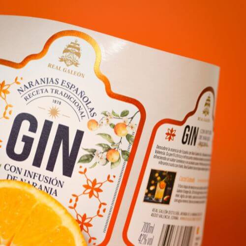 Gin-etiketten