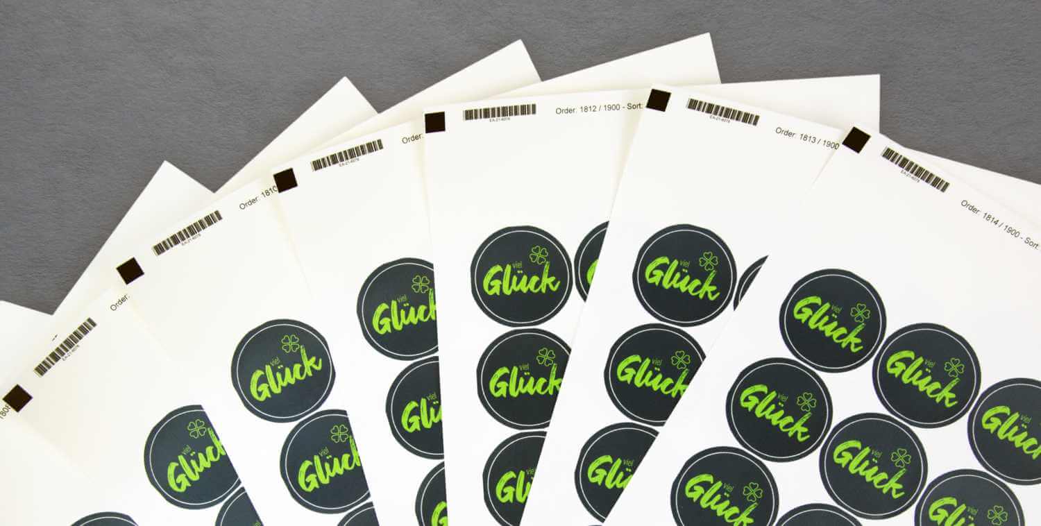 Labels-on-sheets