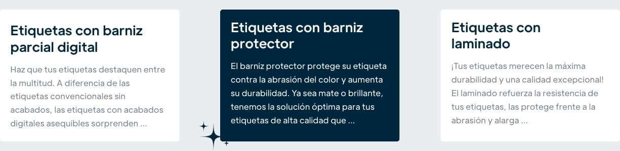 Etiquetas-con-barniz parcial-digital-barniz protector-con-laminado